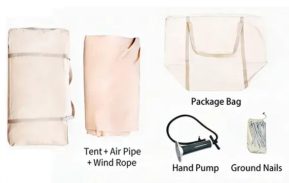 PAIR#1 Inflatable Safari Tent01yh
