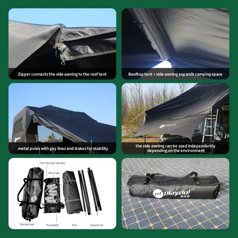 playdo inflatable rooftop tent wing main05